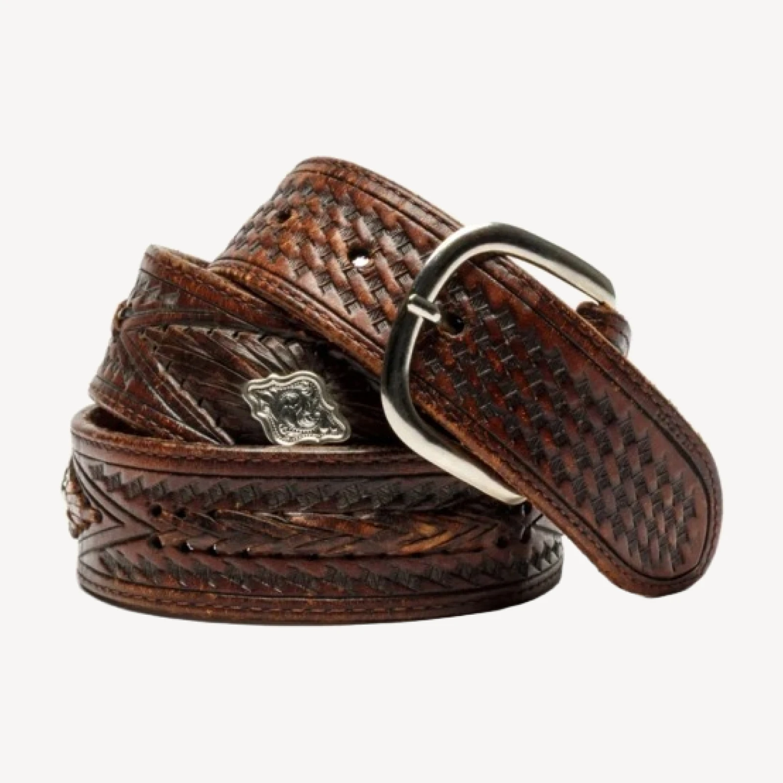 RE/DONE Vintage | 80s Concho Leather Belt