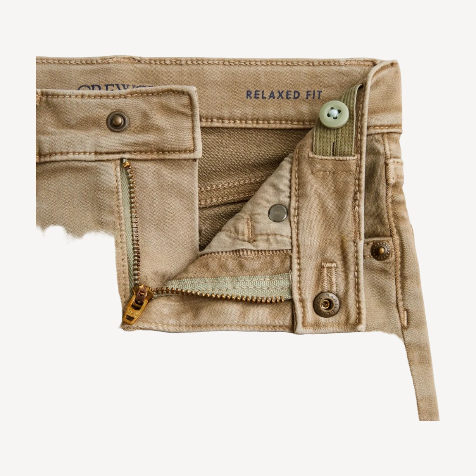 Kids' Straight-fit garment-dyed stretch jean