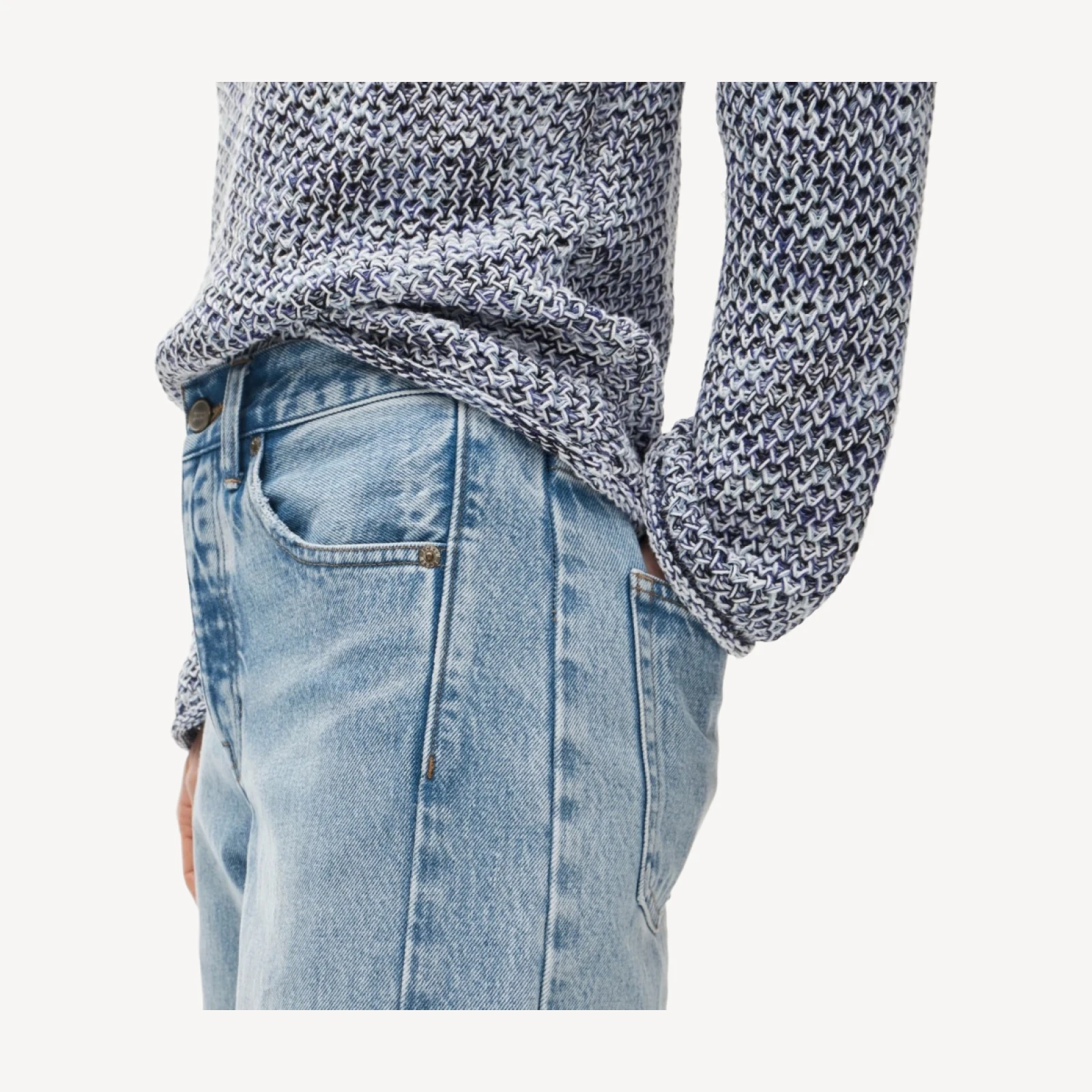 Everyday wide-leg ankle jean