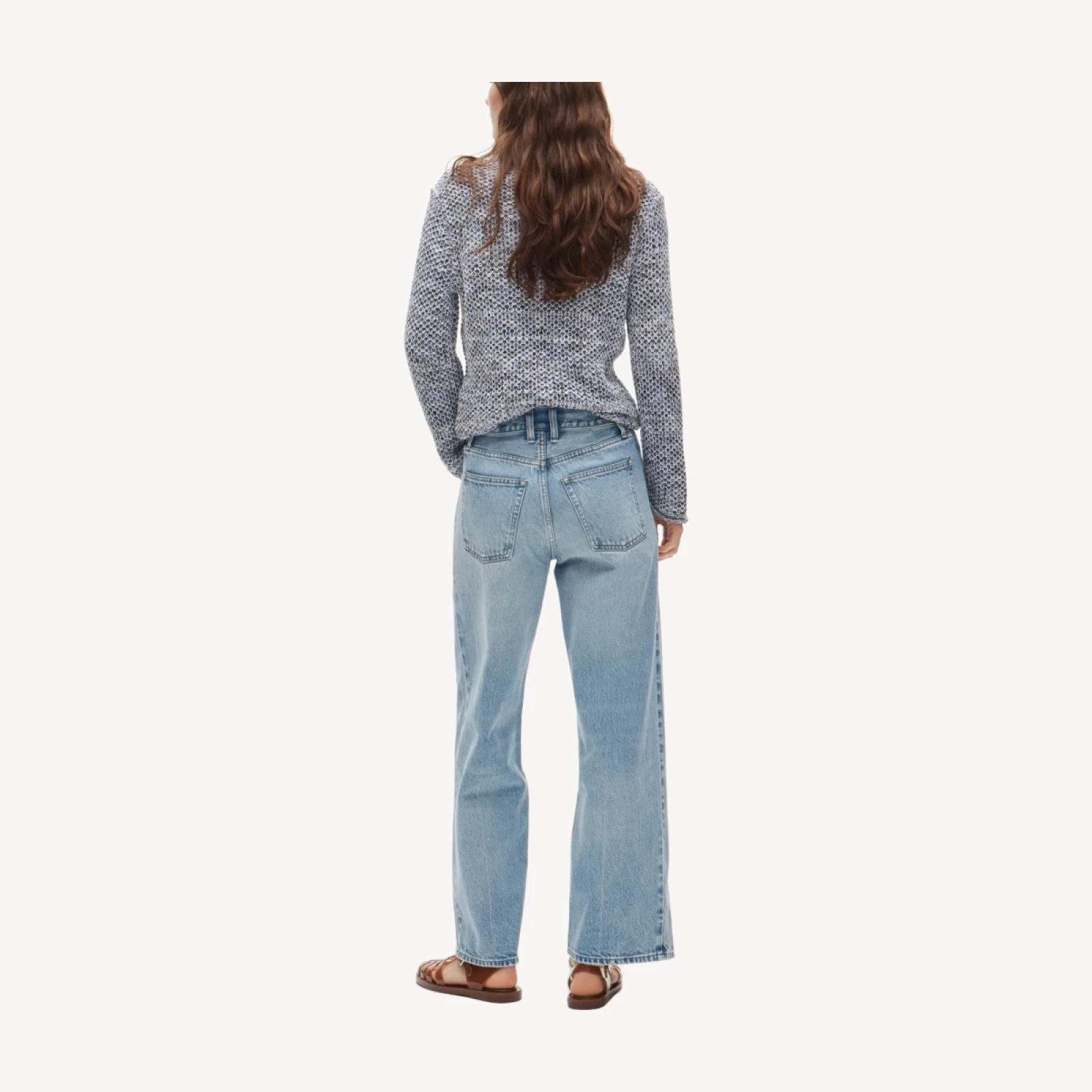 Everyday wide-leg ankle jean