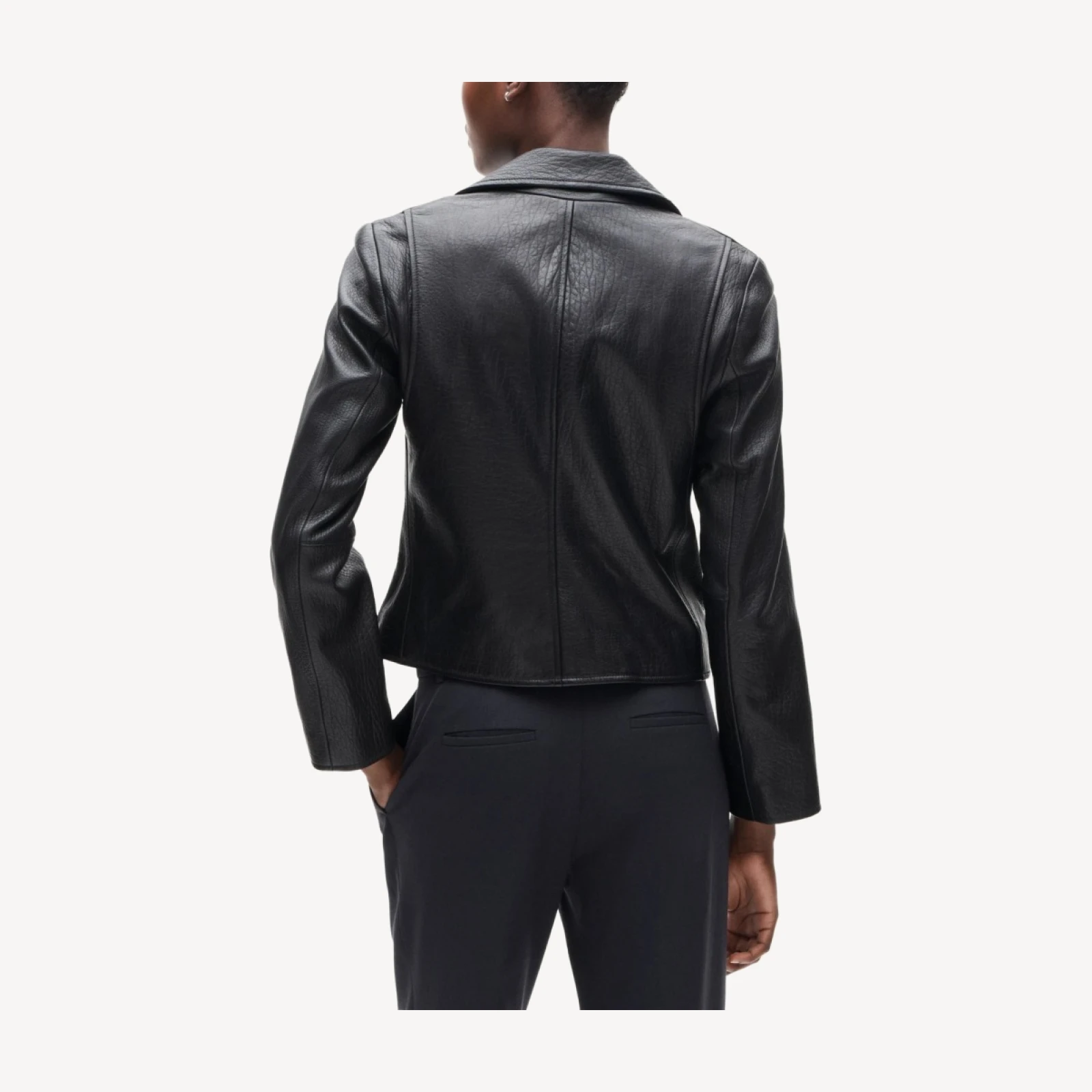 Collection leather moto jacket