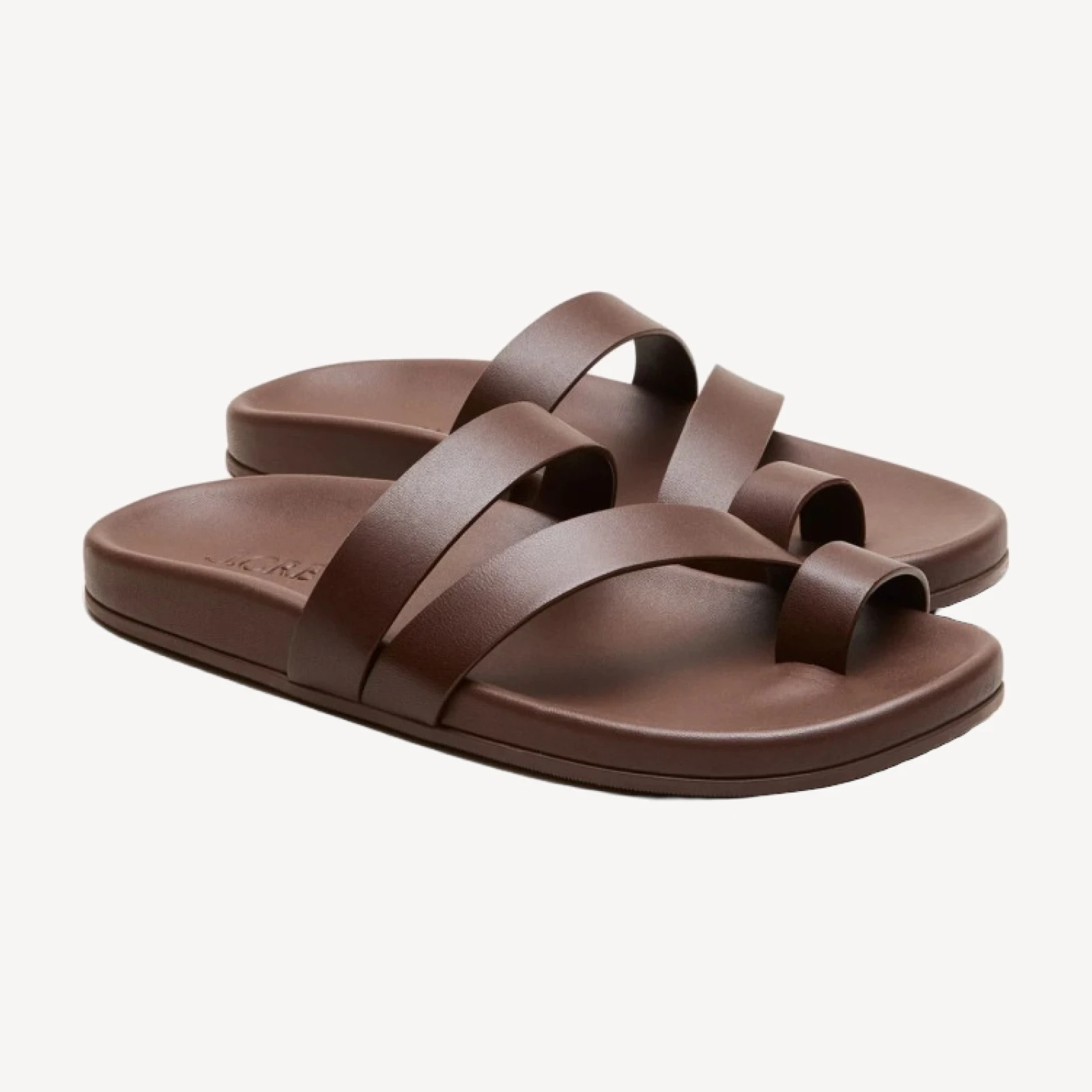 Kira toe-ring sandals in leather