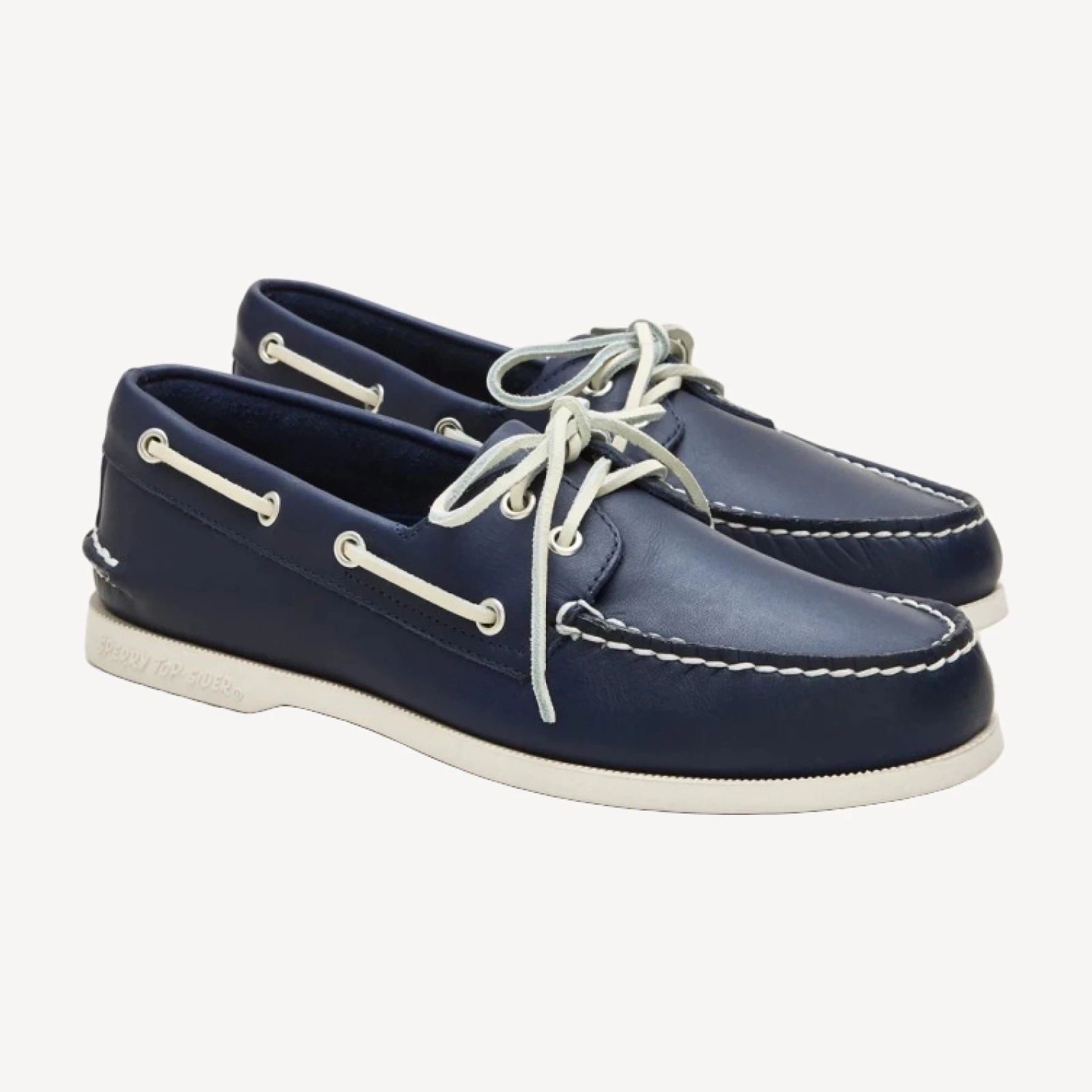 Sperry® x J.Crew Authentic Original unisex two-eye boat shoes in leather