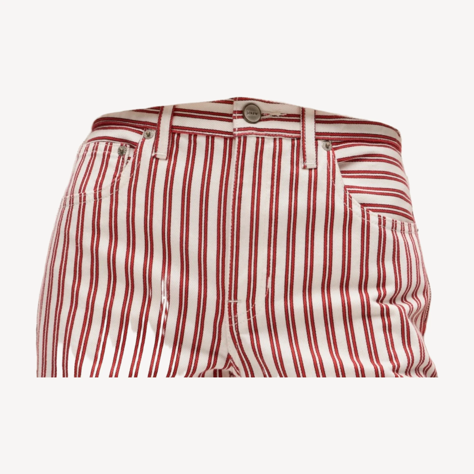 Everyday wide-leg jean in stripe