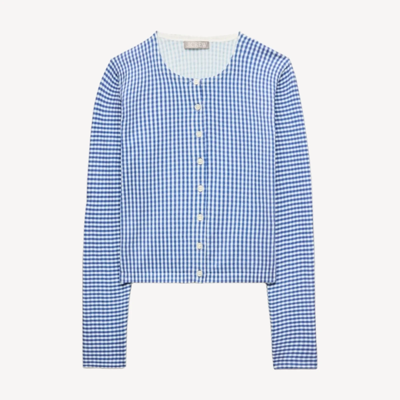 Jackie cardigan in gingham
