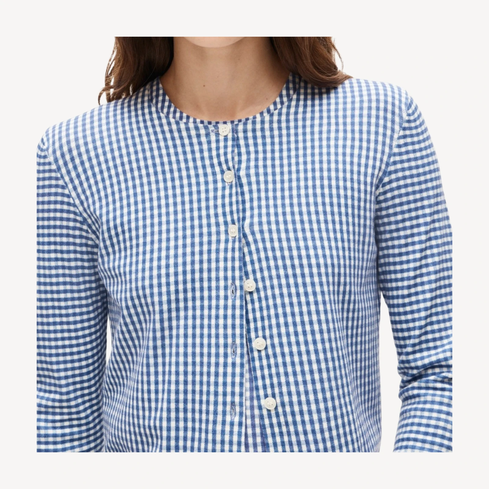 Jackie cardigan in gingham