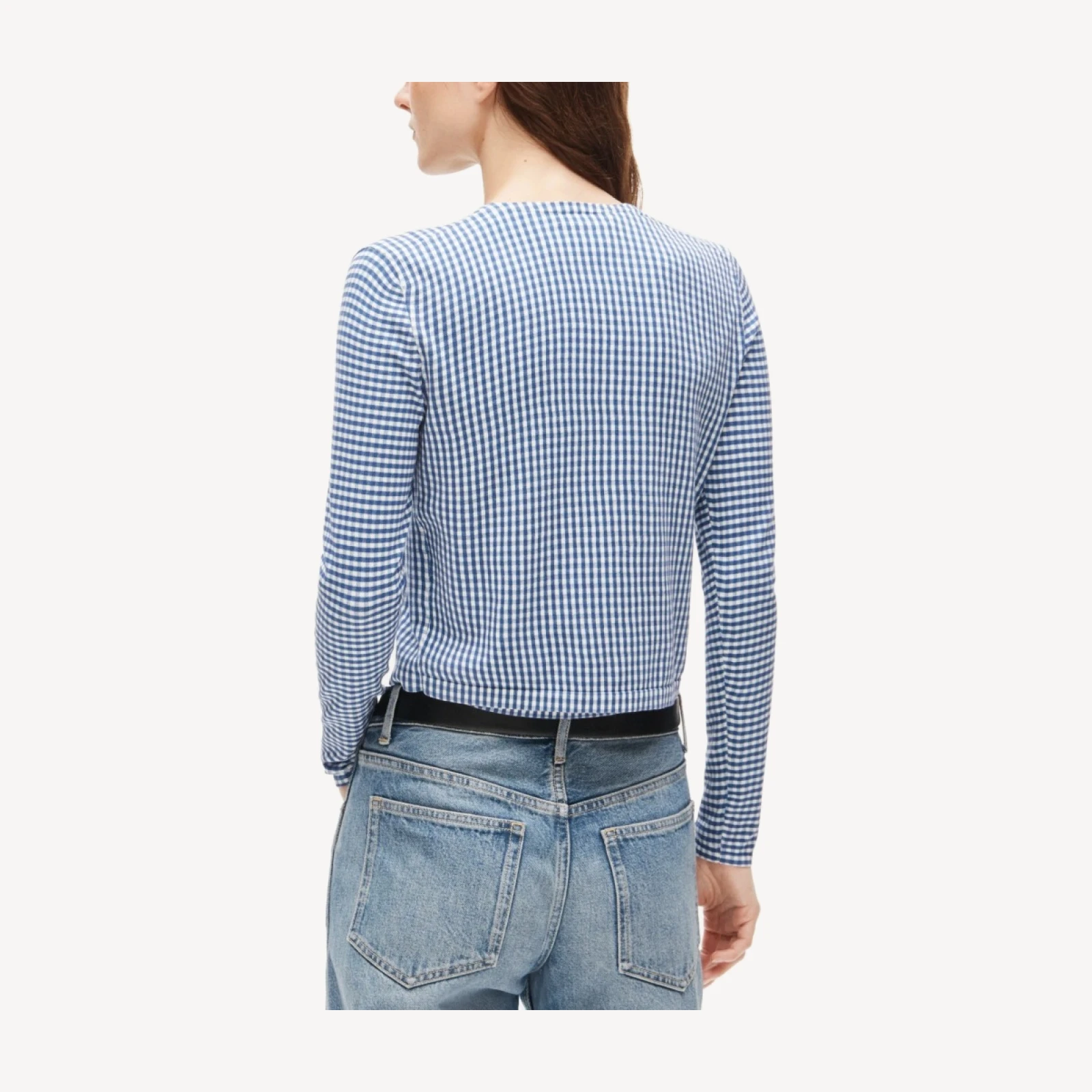 Jackie cardigan in gingham