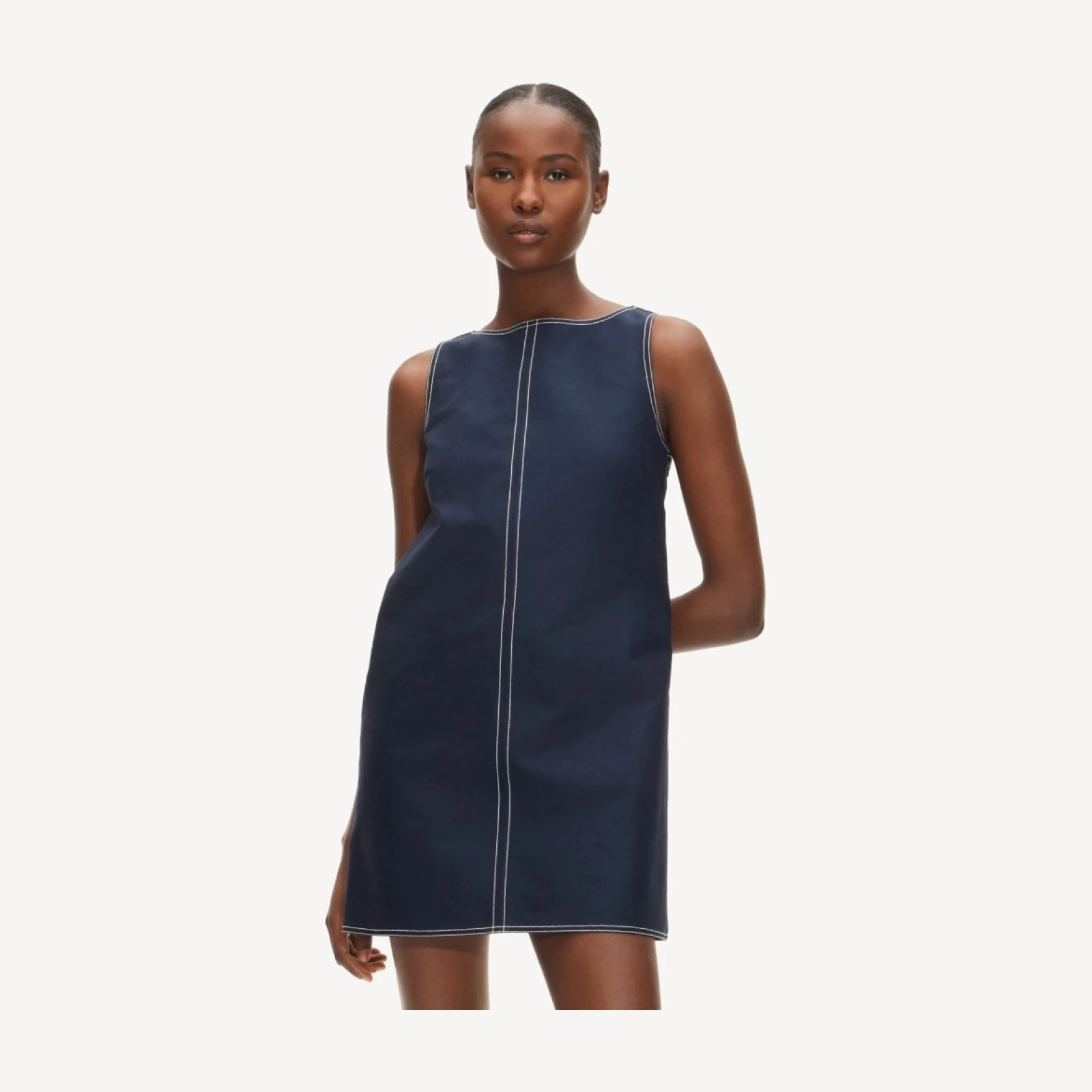 Billie dress in double cotton poplin