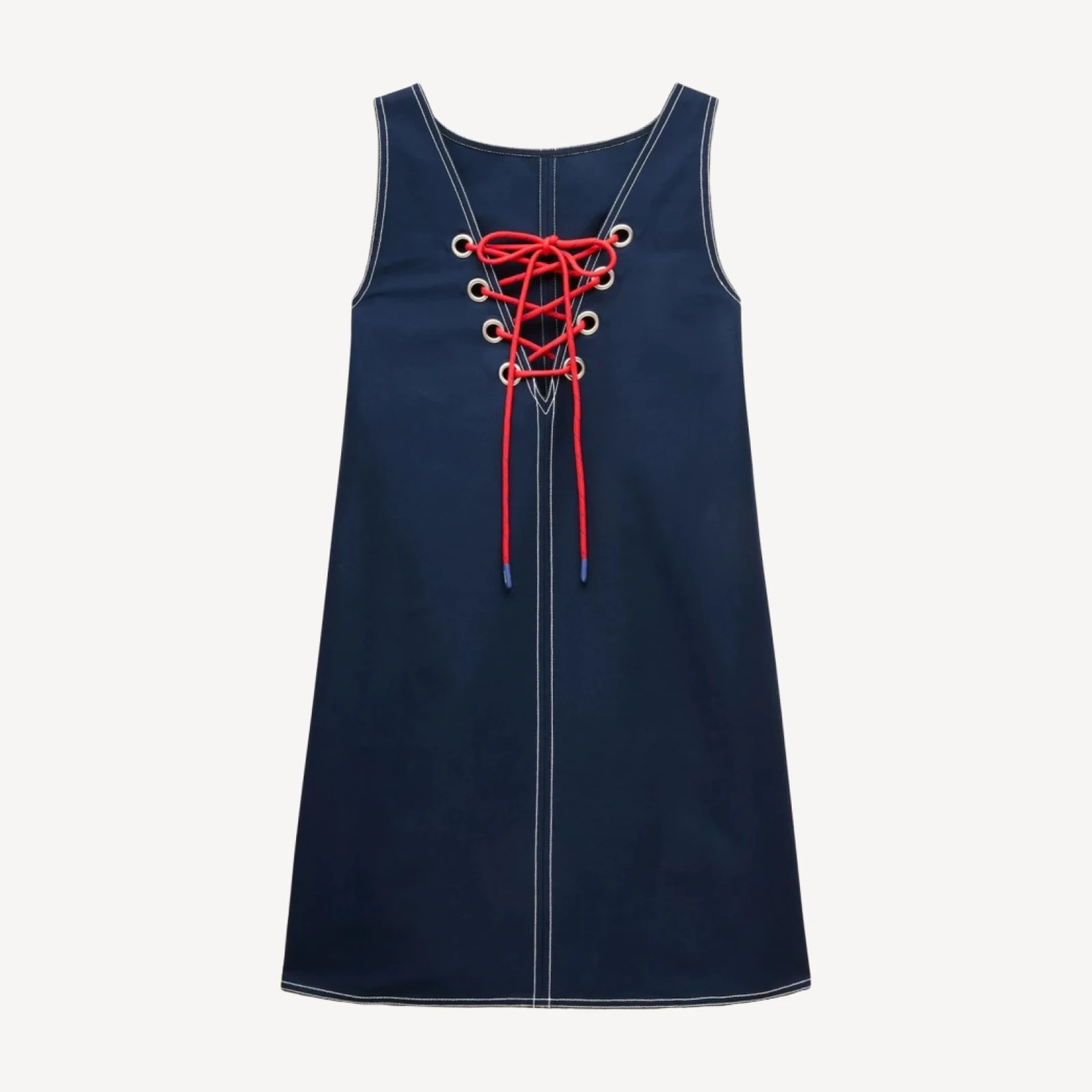 Billie dress in double cotton poplin