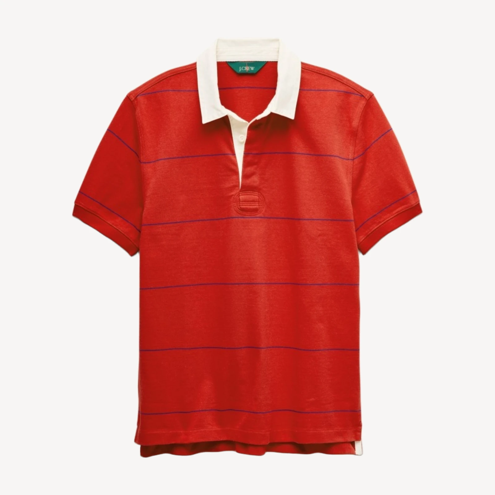 Short-sleeve rugby shirt in stripe