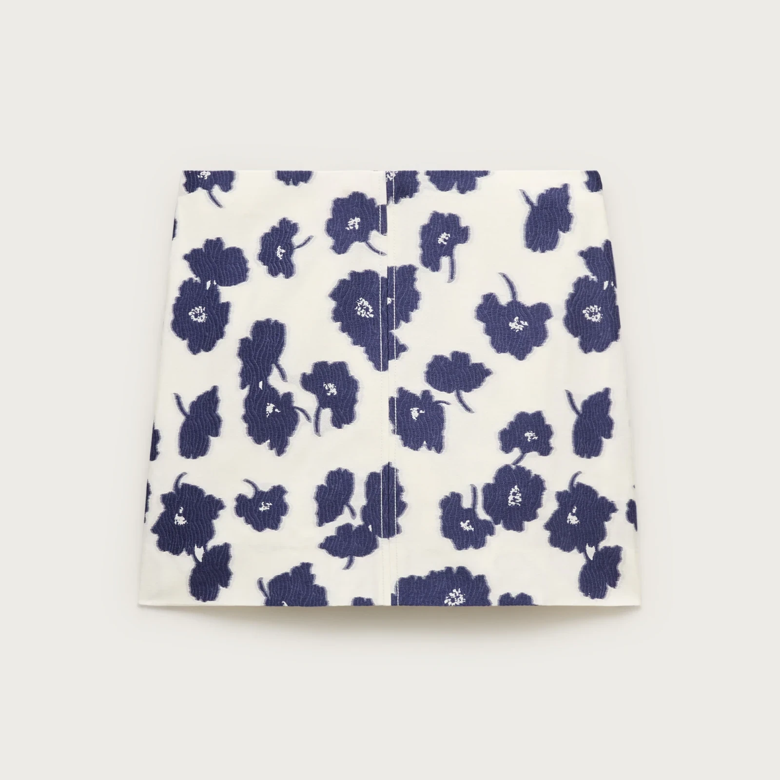 Fairfax mini skirt in blurred floral jacquard
