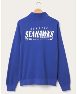 Junk Food Clothing Unisex Nfl Seattle Seahawks Mock 1/4 Button Up