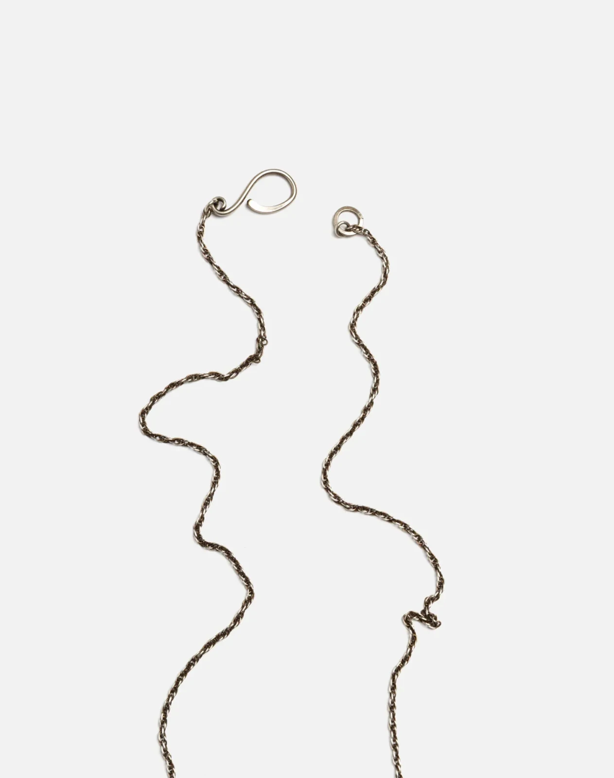 RE/DONE Vintage | 70s Sterling Silver Rope Chain with Hook