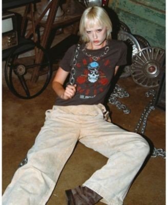 Junk Food Clothing Women's Guns N' Roses Skull Original Tee