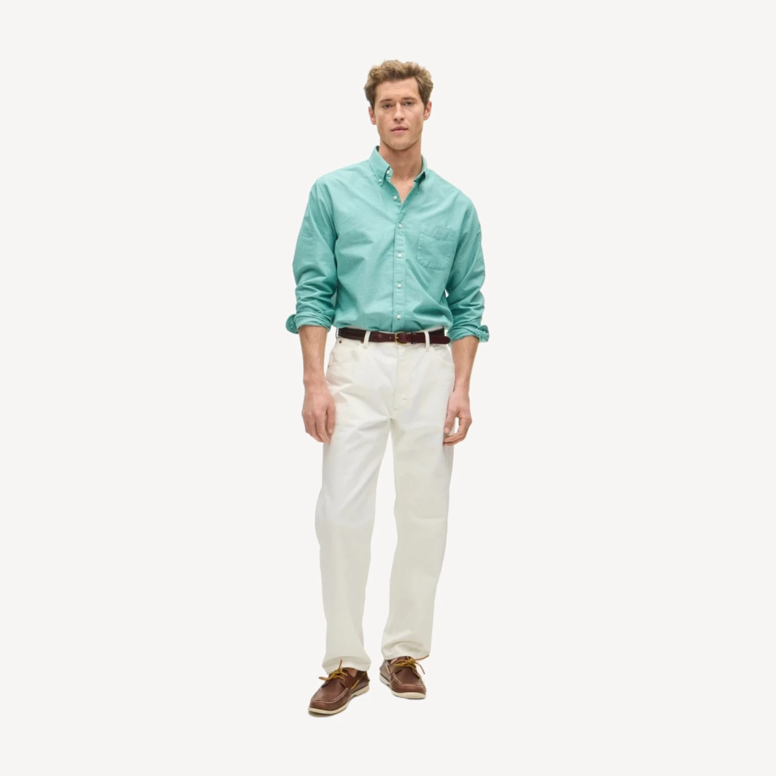 Garment-dyed Classic oxford shirt