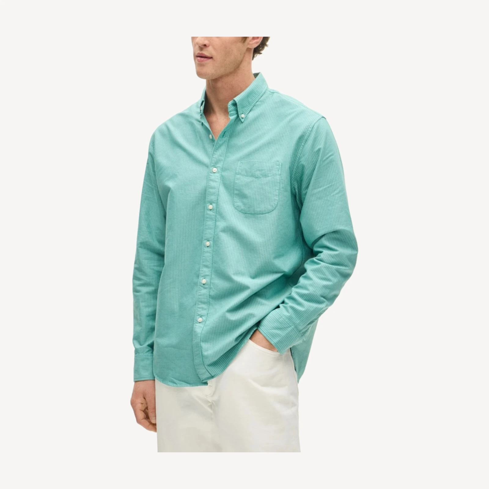 Garment-dyed Classic oxford shirt