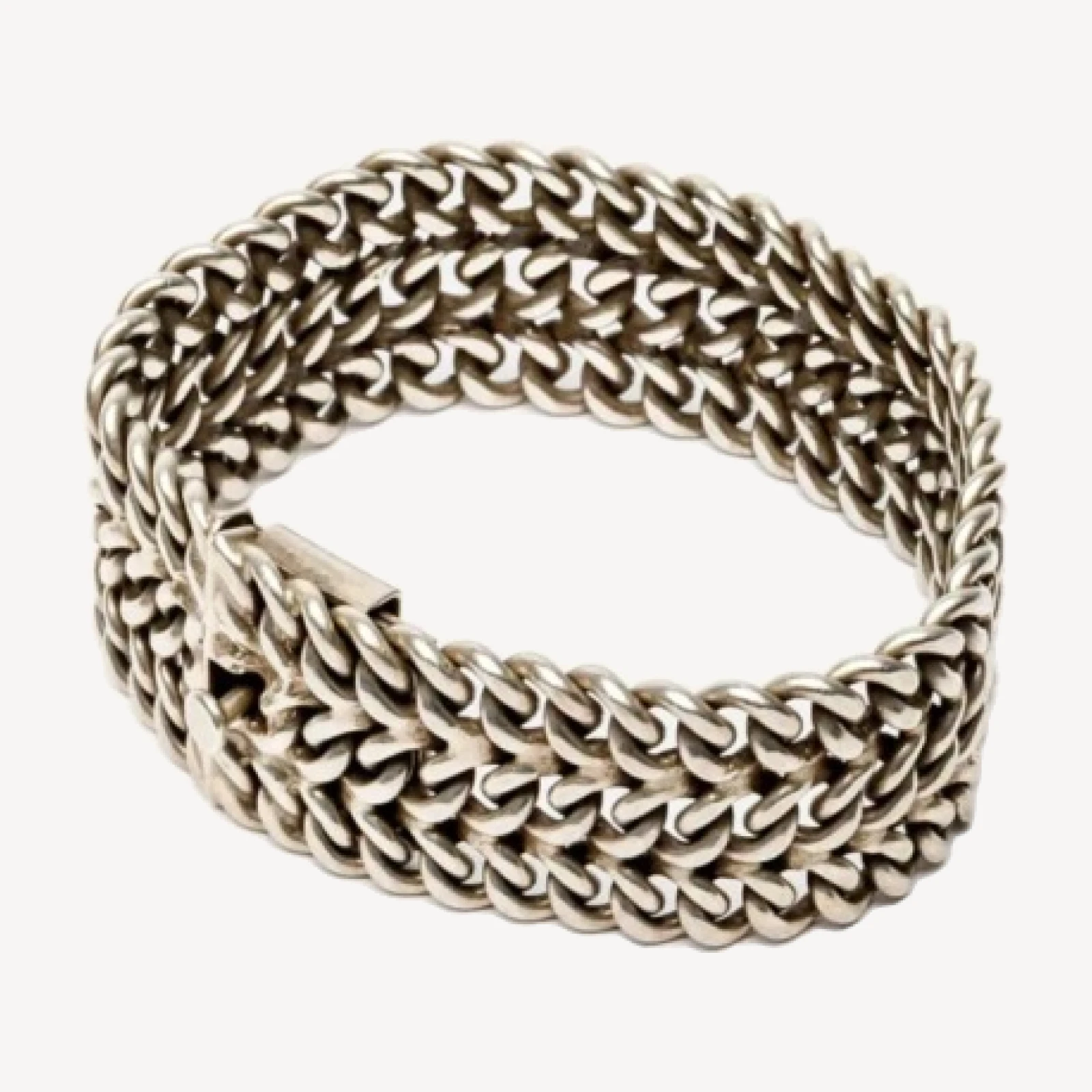 RE/DONE Vintage | 70s Braided 3 Row Chain Bracelet