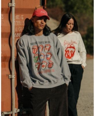 Junk Food Clothing Men's Rolling Stones Voodoo Lounge Tour Flea Market Fleece Sweatshirts