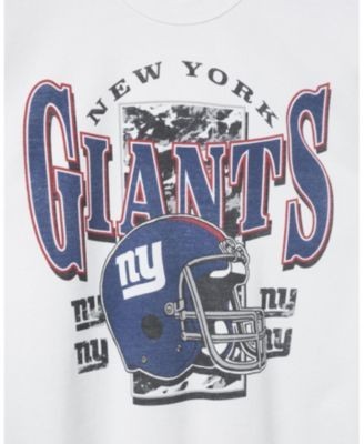 Junk Food Clothing Unisex Nfl New York Giants Conversion Flea Market Crew Fleece