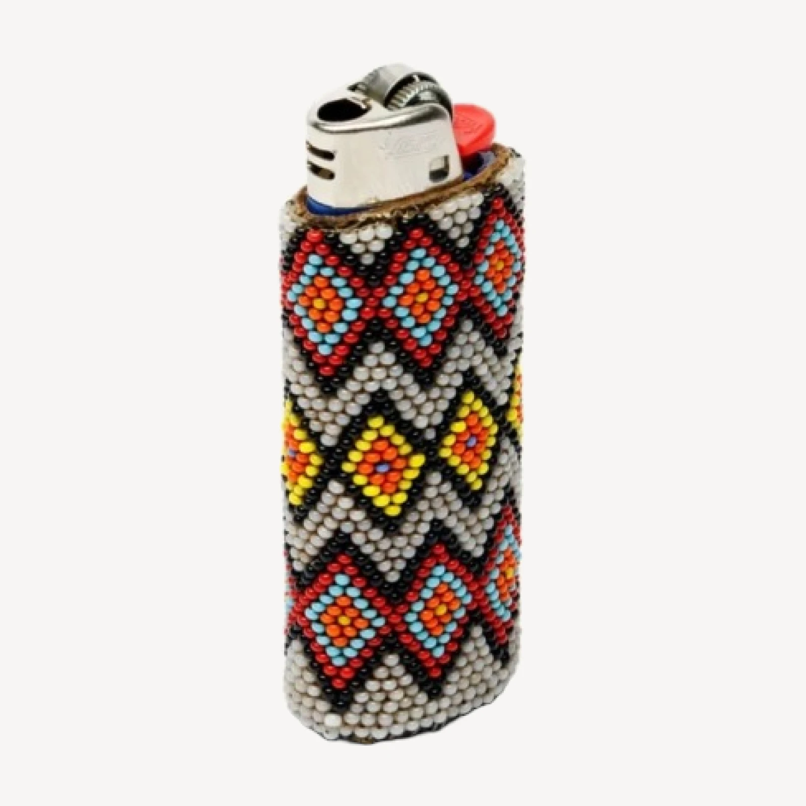 70s Beaded Lighter Case -#22