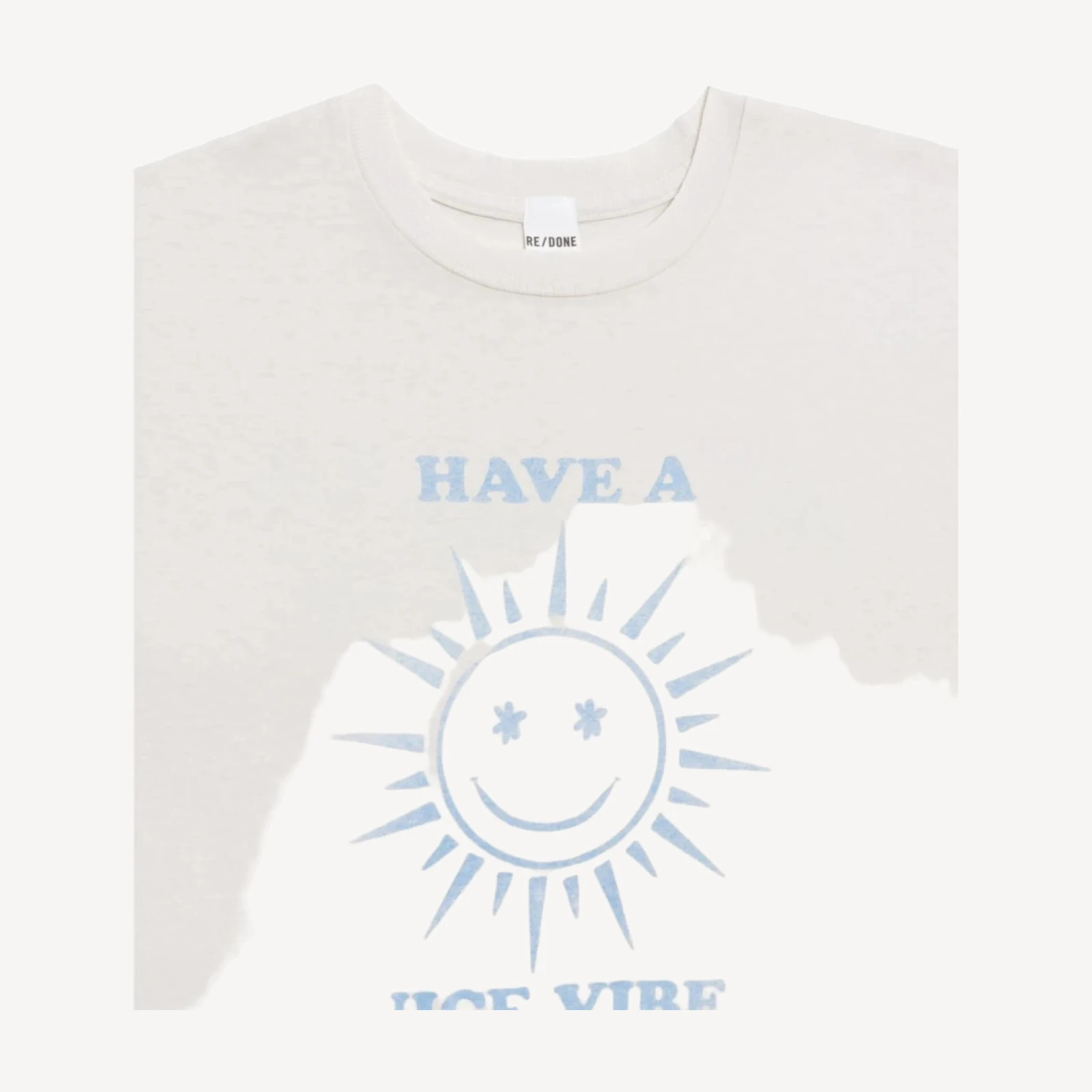 Classic "Nice Vibes" Tee - Vintage White