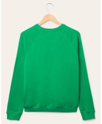 Junk Food Clothing Women's Nfl Philadelphia Eagles Football Raglan Crew Fleece