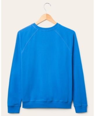 Junk Food Clothing Women's Nfl Detroit Lions Football Raglan Crew Fleece