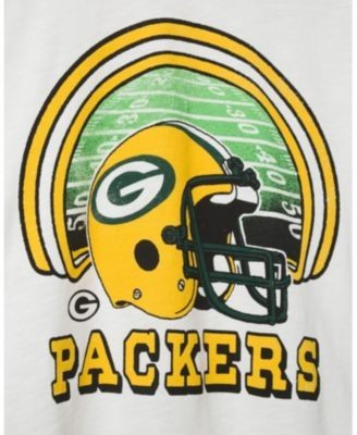 Junk Food Clothing Women's Nfl Green Bay Packers Game Time Mock Neck Crop Tee