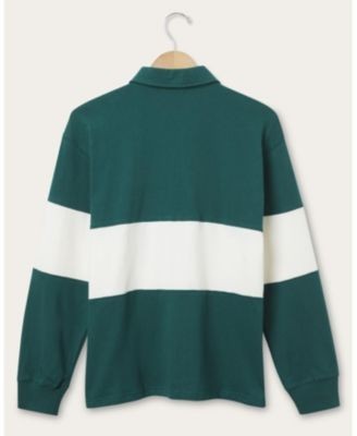 Junk Food Clothing Women's Nfl Philadelphia Eagles Rugby Long Sleeve Sweater