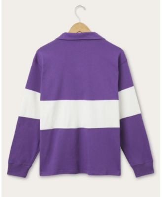 Junk Food Clothing Women's Nfl Baltimore Ravens Rugby Long Sleeve Sweater