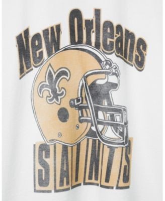 Junk Food Clothing Unisex Nfl New Orleans Saints Throwback Helmet Flea Market Tee