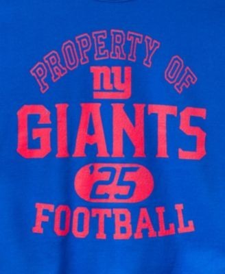 Junk Food Clothing Unisex Nfl New York Giants Property Flea Market Crew Fleece