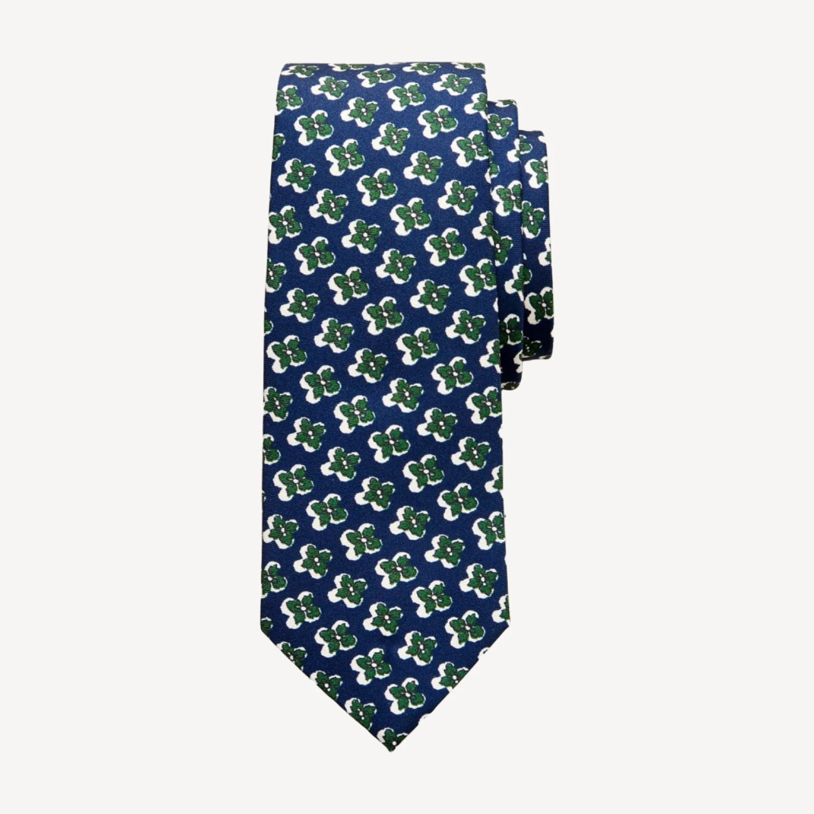 Italian silk tie in floral print