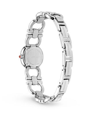 Ferragamo Double Gancini Petite Diamond Watch, 21mm