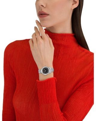 Ferragamo Gancini Twisted Diamond Watch, 28mm