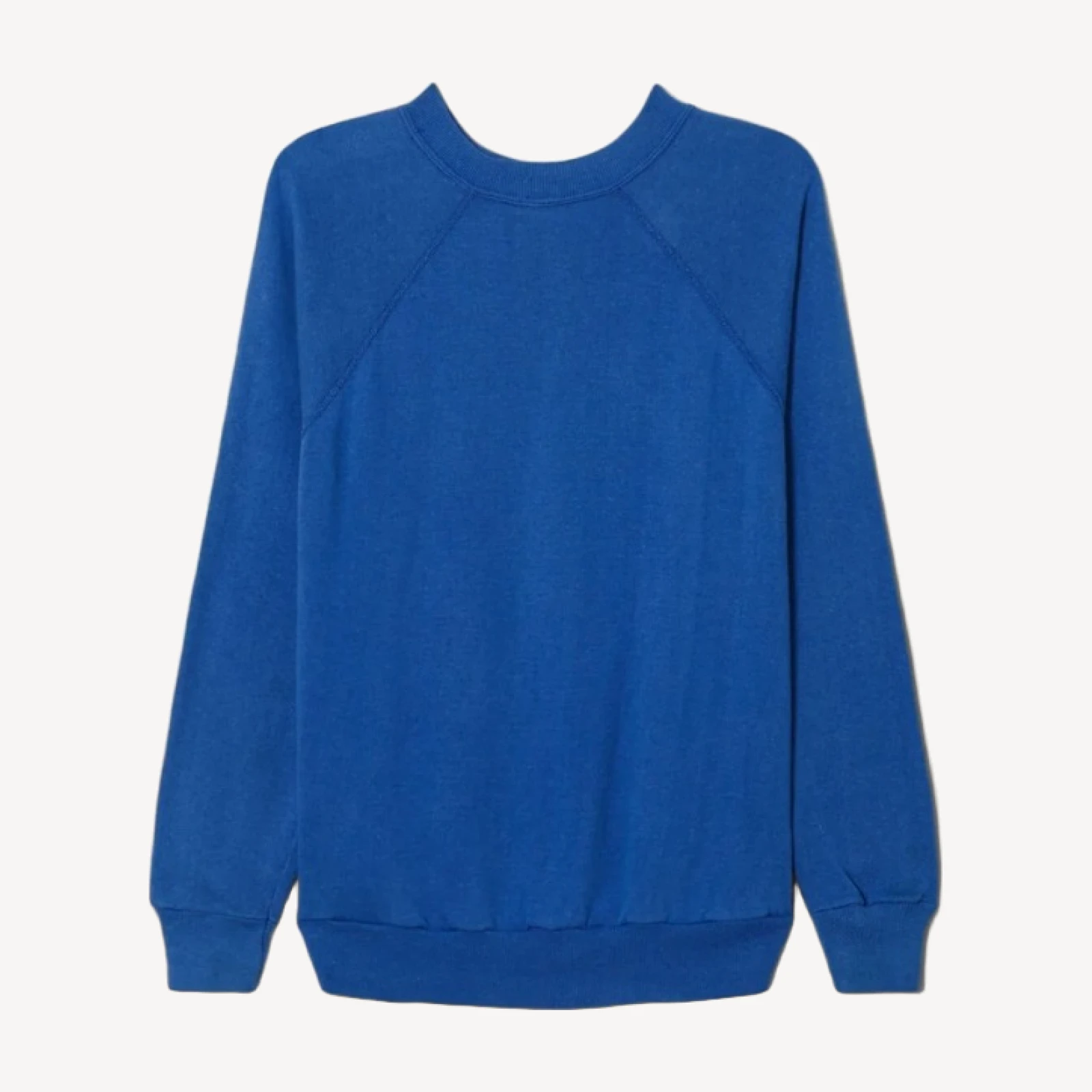 Upcycled "Ray of Sunshine" Sweatshirt - Dark Blue