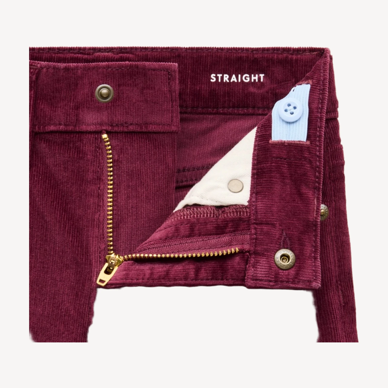 Kids' Straight-fit stretch corduroy pant