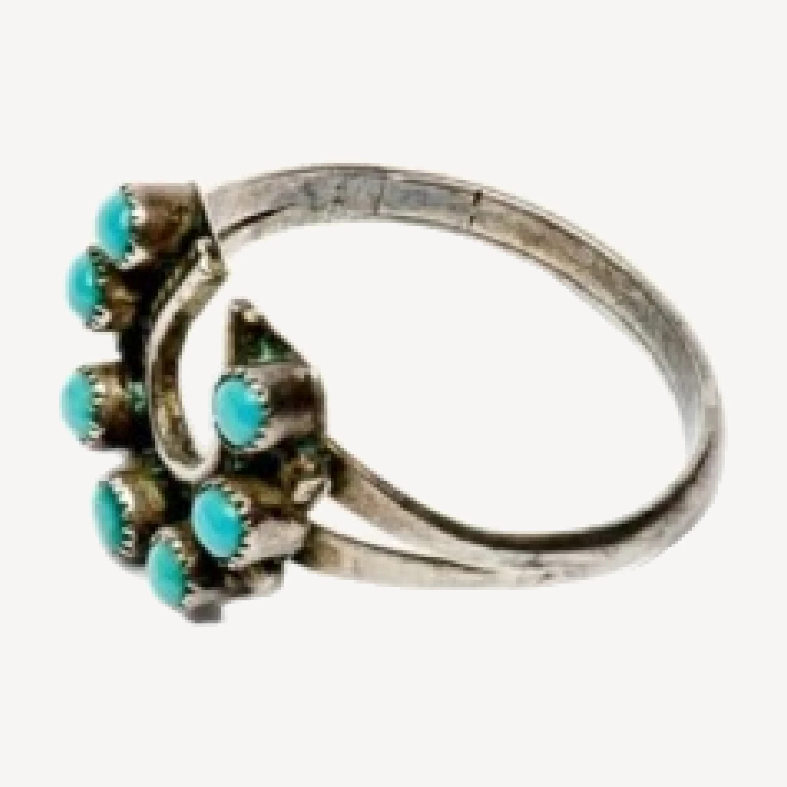 RE/DONE Vintage | 50s Turquoise Horse Shoe Zuni Ring
