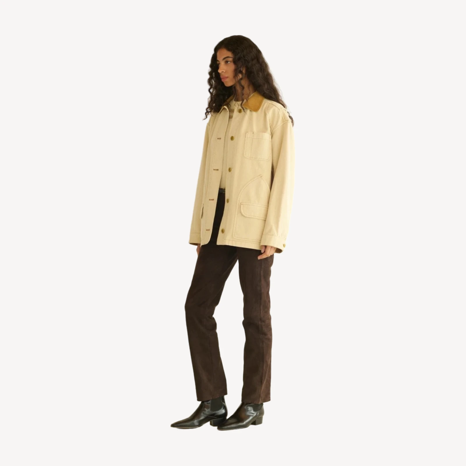 PASCUAL JACKET -- STRAW