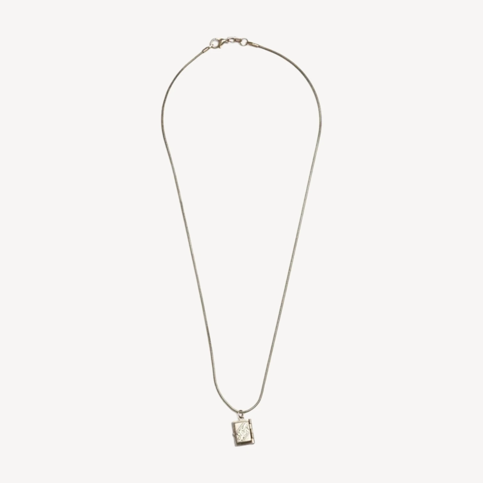 RE/DONE Vintage | 70s Sterling Locket Necklace