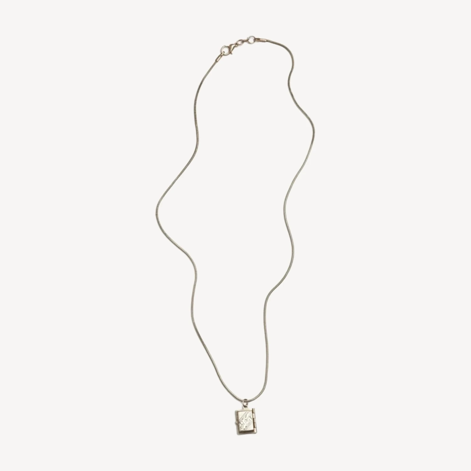RE/DONE Vintage | 70s Sterling Locket Necklace