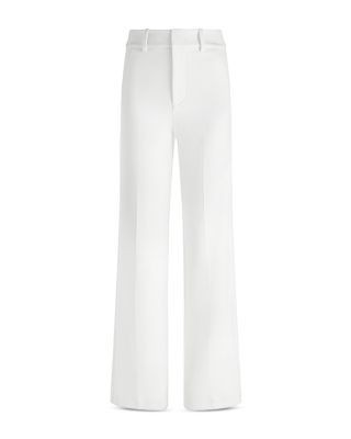 Alice and Olivia Alexander High Rise Slim Straight Pants