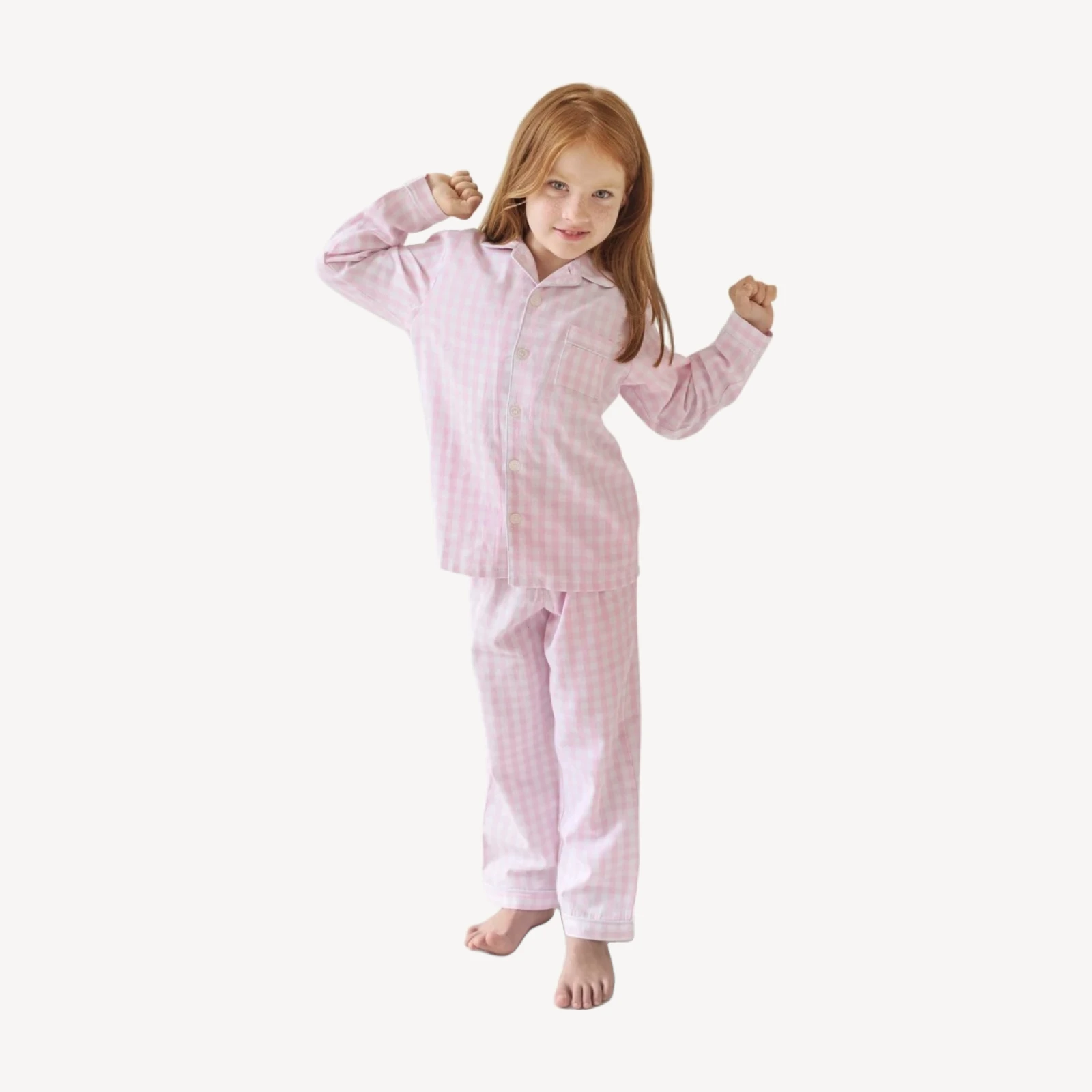 Petite Plume™ pajama set in gingham