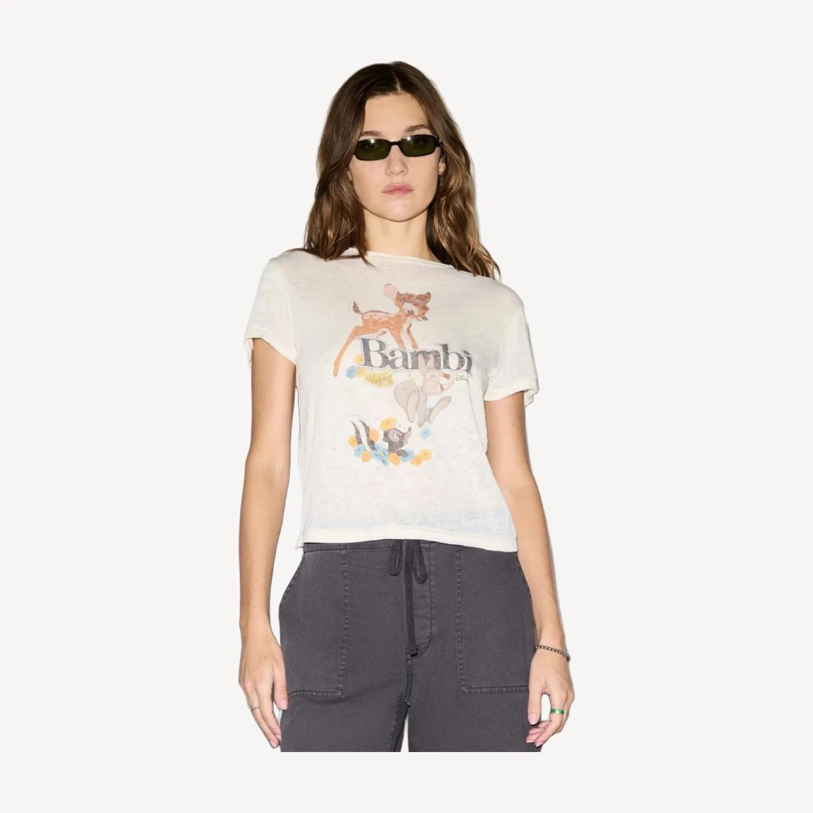 Classic "Bambi" Tee - Vintage White