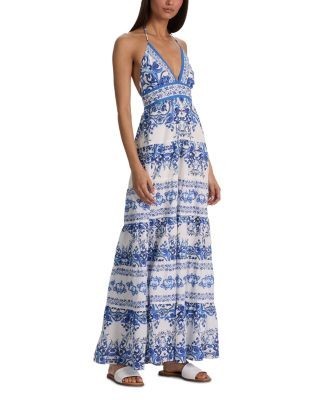 Alice and Olivia Karolina Smocked Waist Dress