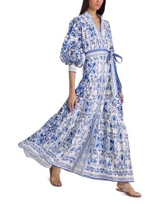 Alice and Olivia Cora Tiered Maxi Dress