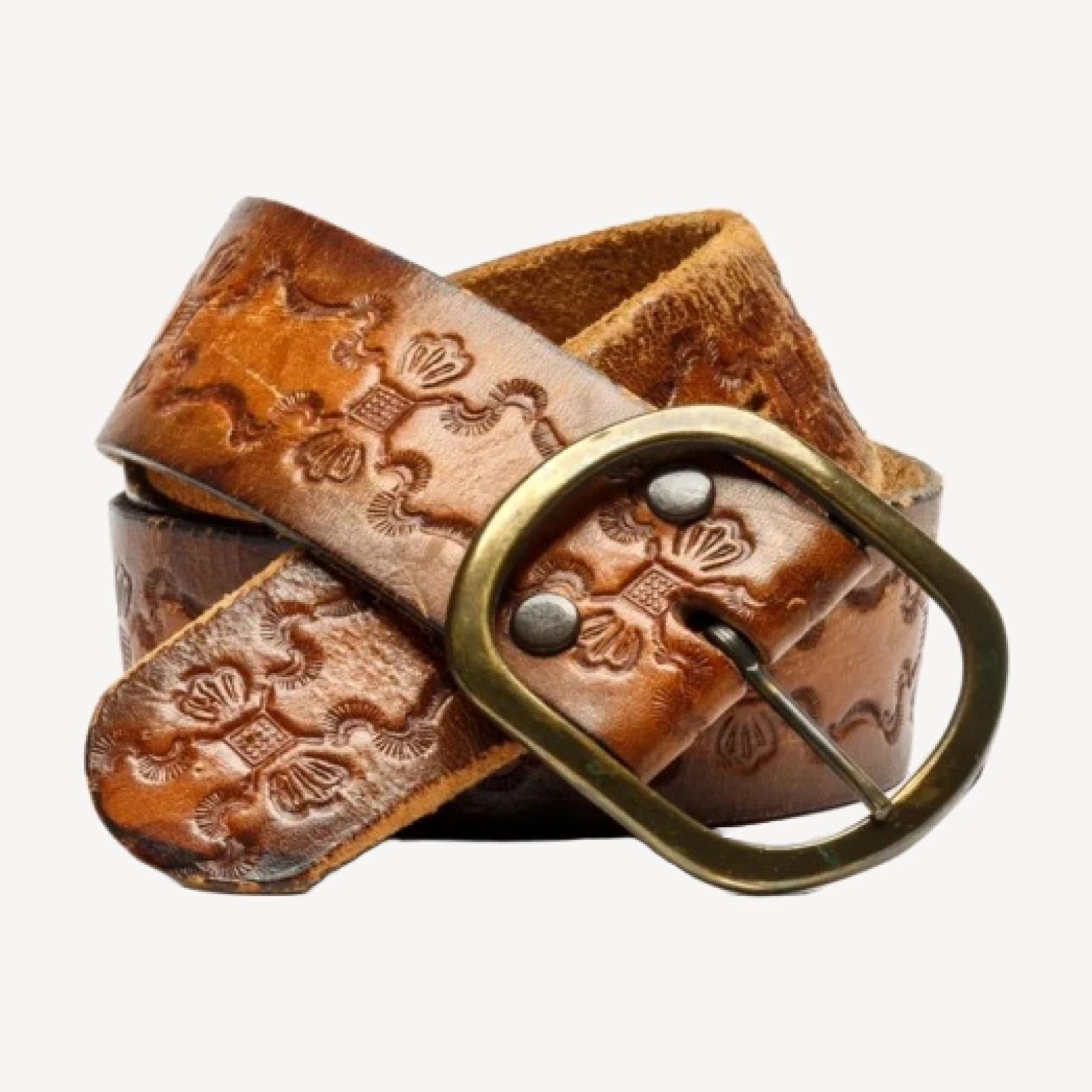 RE/DONE Vintage | 70s Tooled Leather Belt