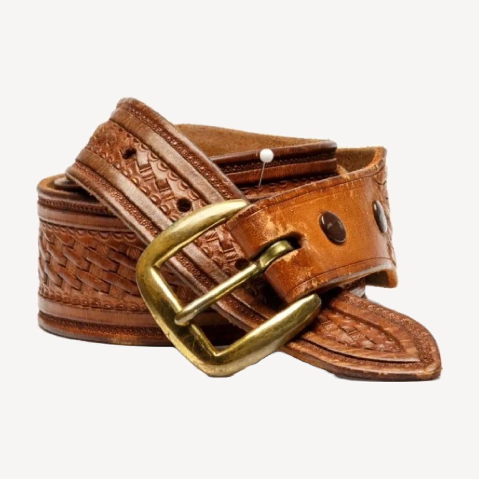 RE/DONE Vintage | 70s Tooled Leather Belt