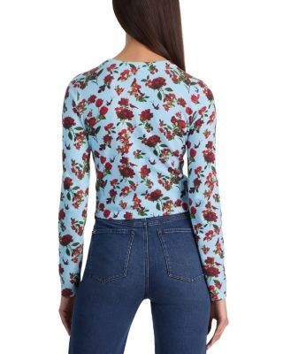 Alice and Olivia Carson Cropped Cardigan