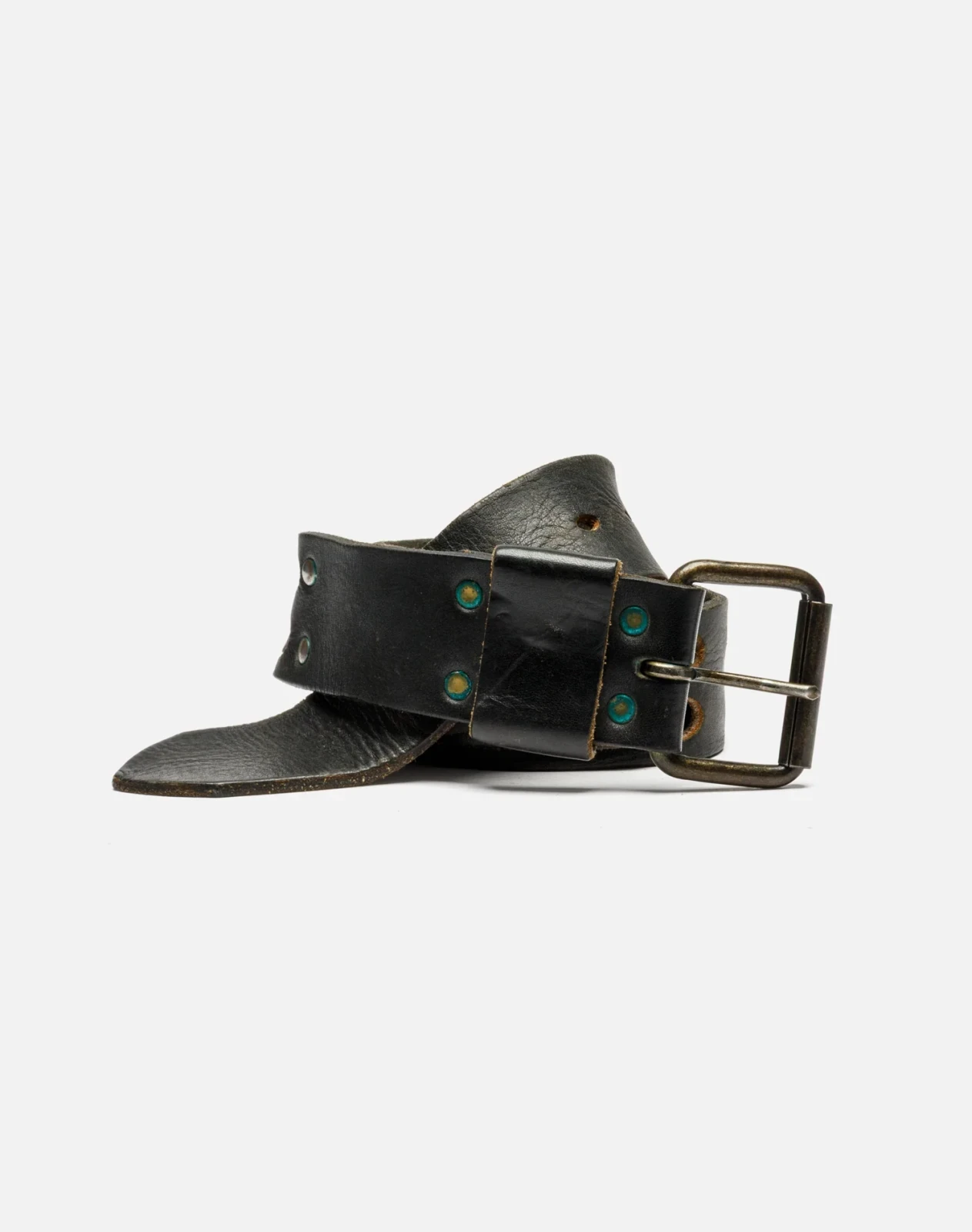 RE/DONE Vintage | 70s Leather Belt with Braiding